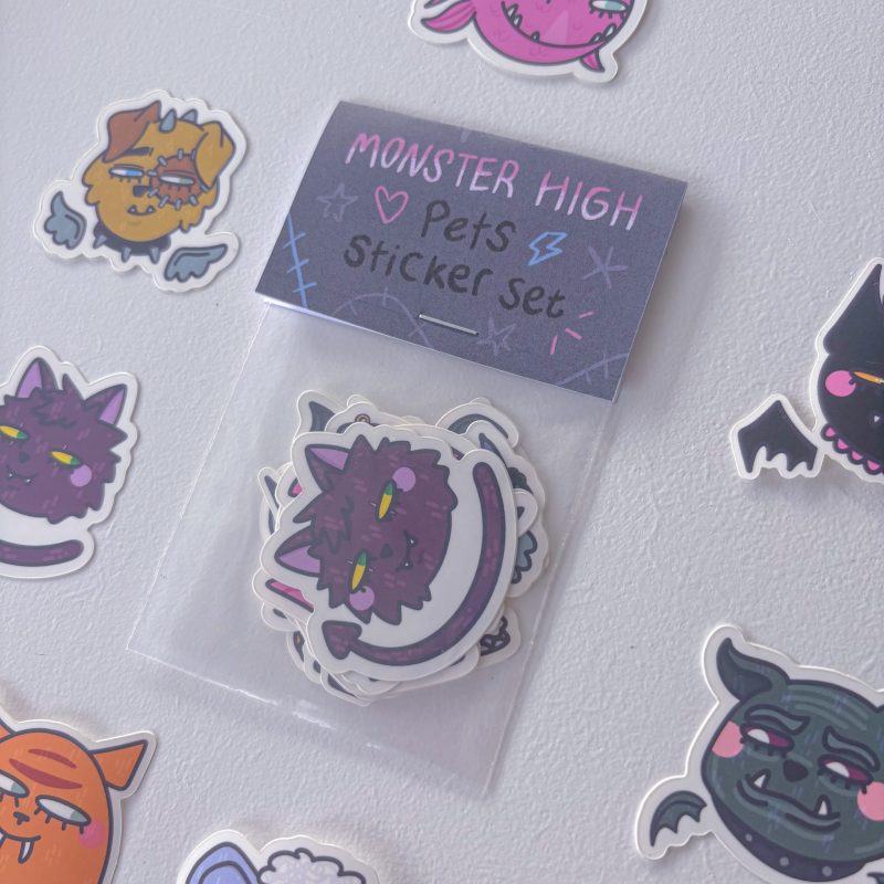 Monster High Pet Sticker Set