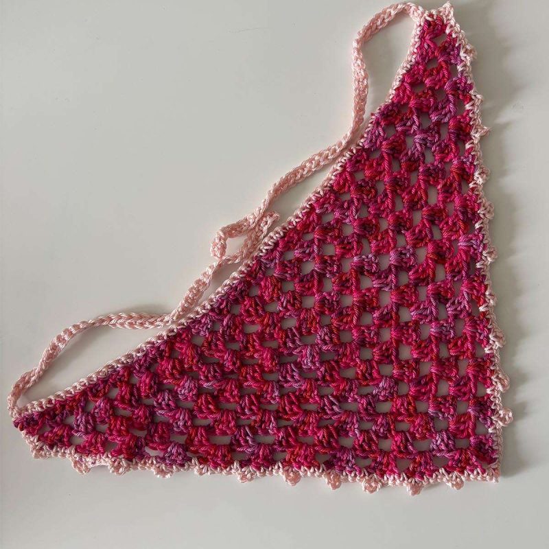 Crochet Bandana "Valentine"