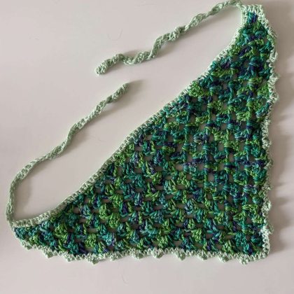 Crochet Bandana "Moss"