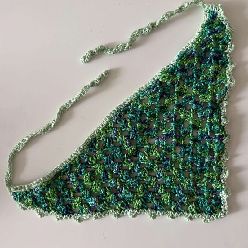 Crochet Bandana "Moss"