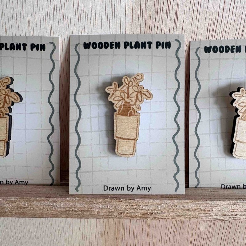 "Bonsai boom" Houten Pin