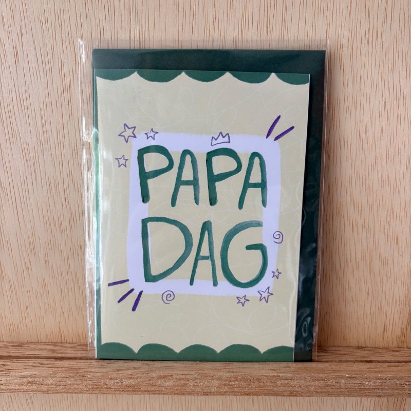"Papa dag" Vaderdag kaart